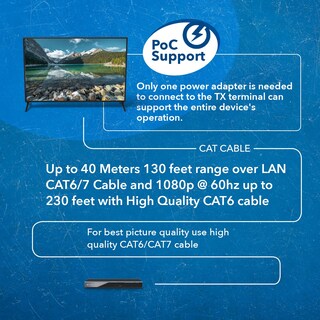Foto 4 | Extensor Hdmi A Través De Ethernet Orei 4k 60 Hz Hdbaset 230 Pies - Venta Internacional.