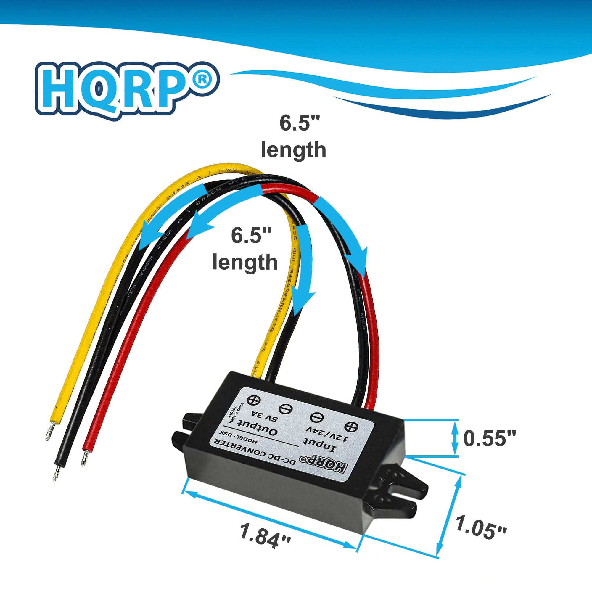 Foto 3 pulgar | Convertidor De Potencia Hqrp Dc-dc Step Down 12/24 V A 5 V 3 A 15 W - Venta Internacional.