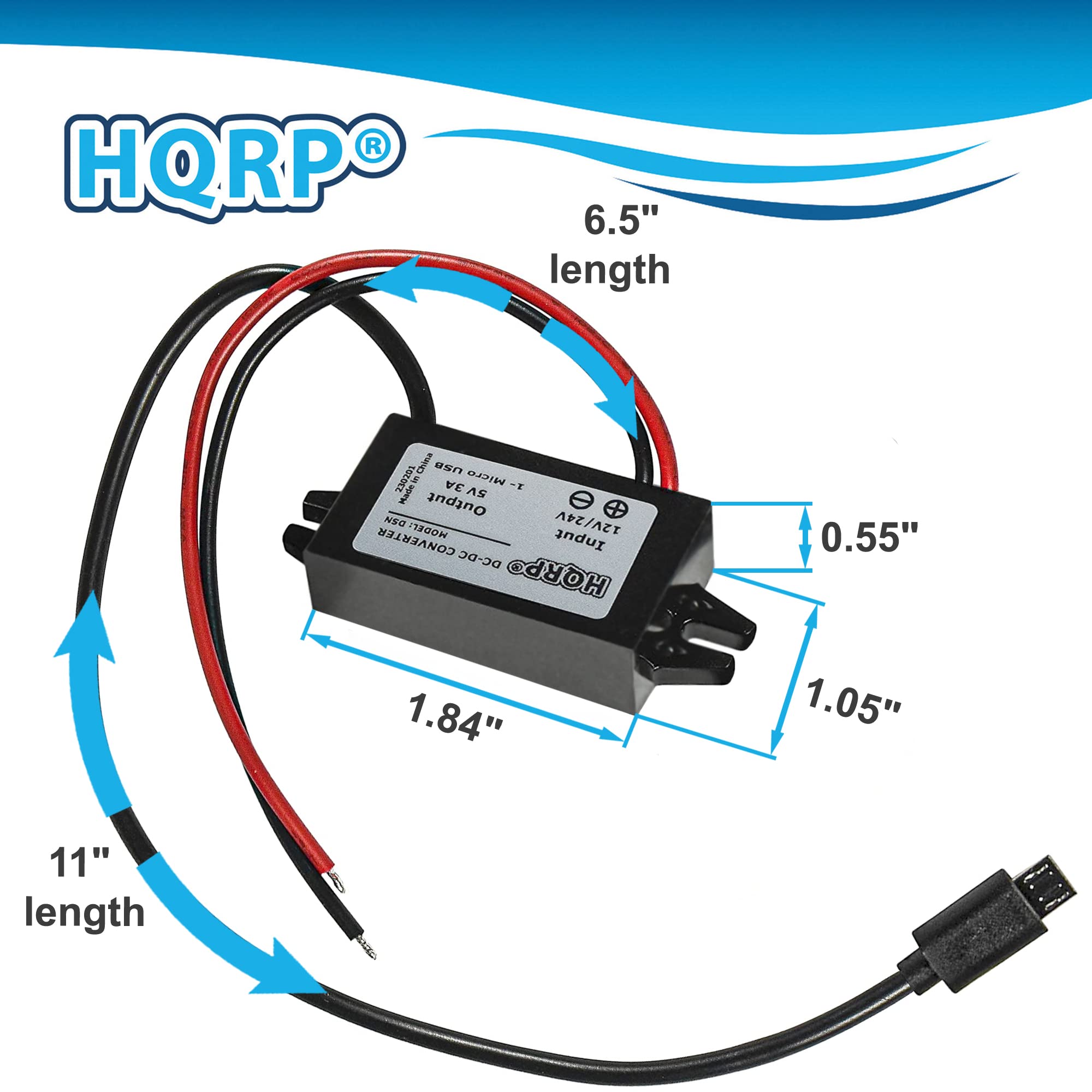 Foto 2 | Convertidor De Potencia Hqrp Dc-dc Step Down 12/24 V A 5 V 3 A 15 W - Venta Internacional.