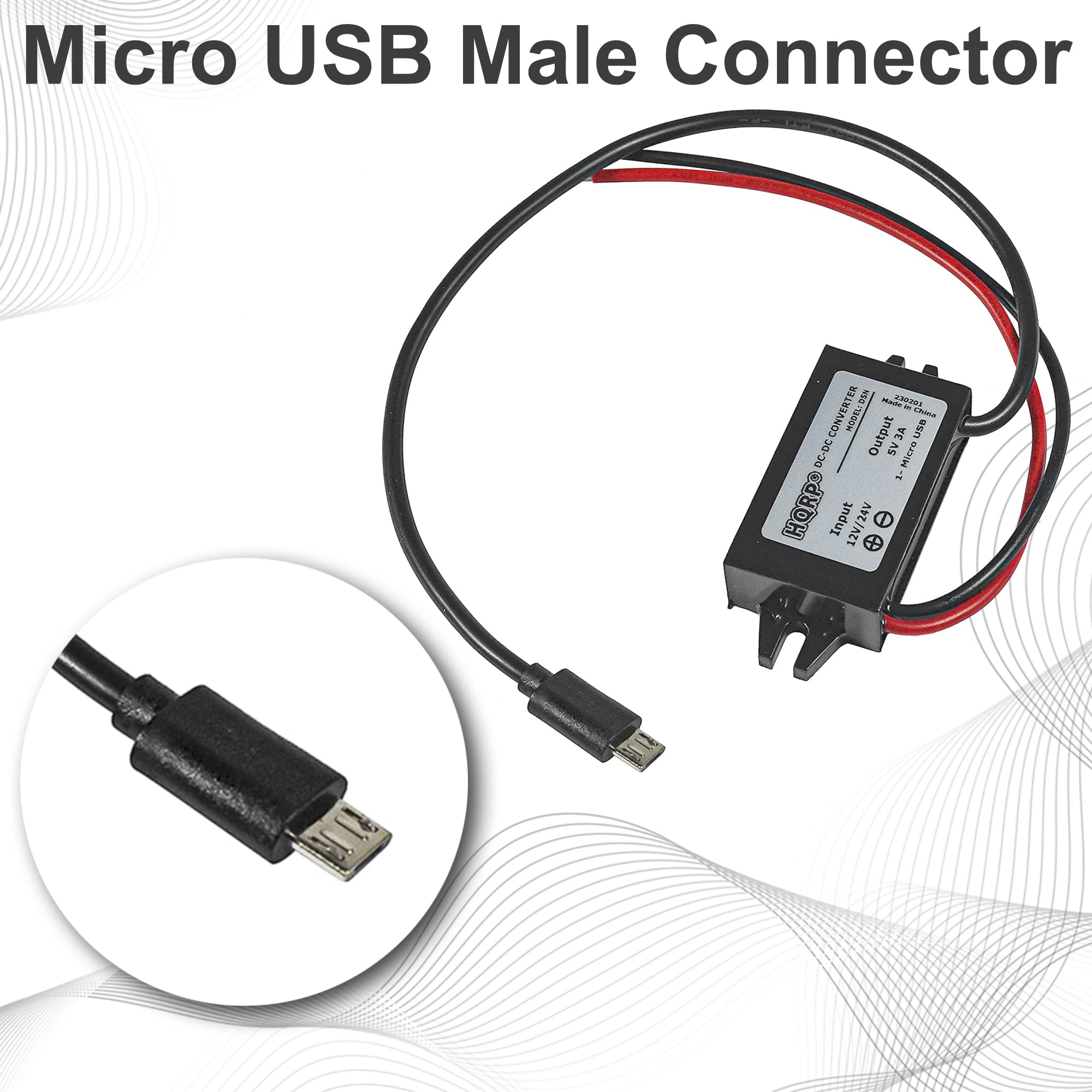 Foto 4 | Convertidor De Potencia Hqrp Dc-dc Step Down 12/24 V A 5 V 3 A 15 W - Venta Internacional.