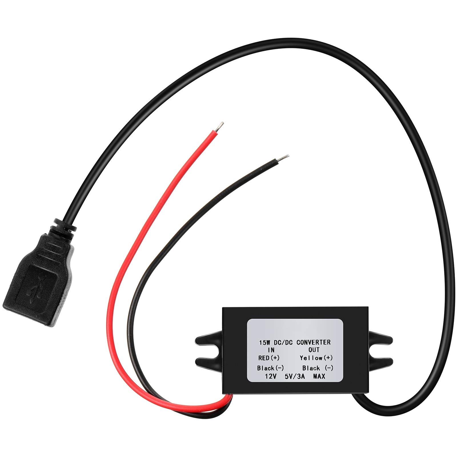 Convertidor De Cc A Cc, Módulo Buck De 12 V A 5 V, 3 A, 15 W Para Automóvil - Venta Internacional.