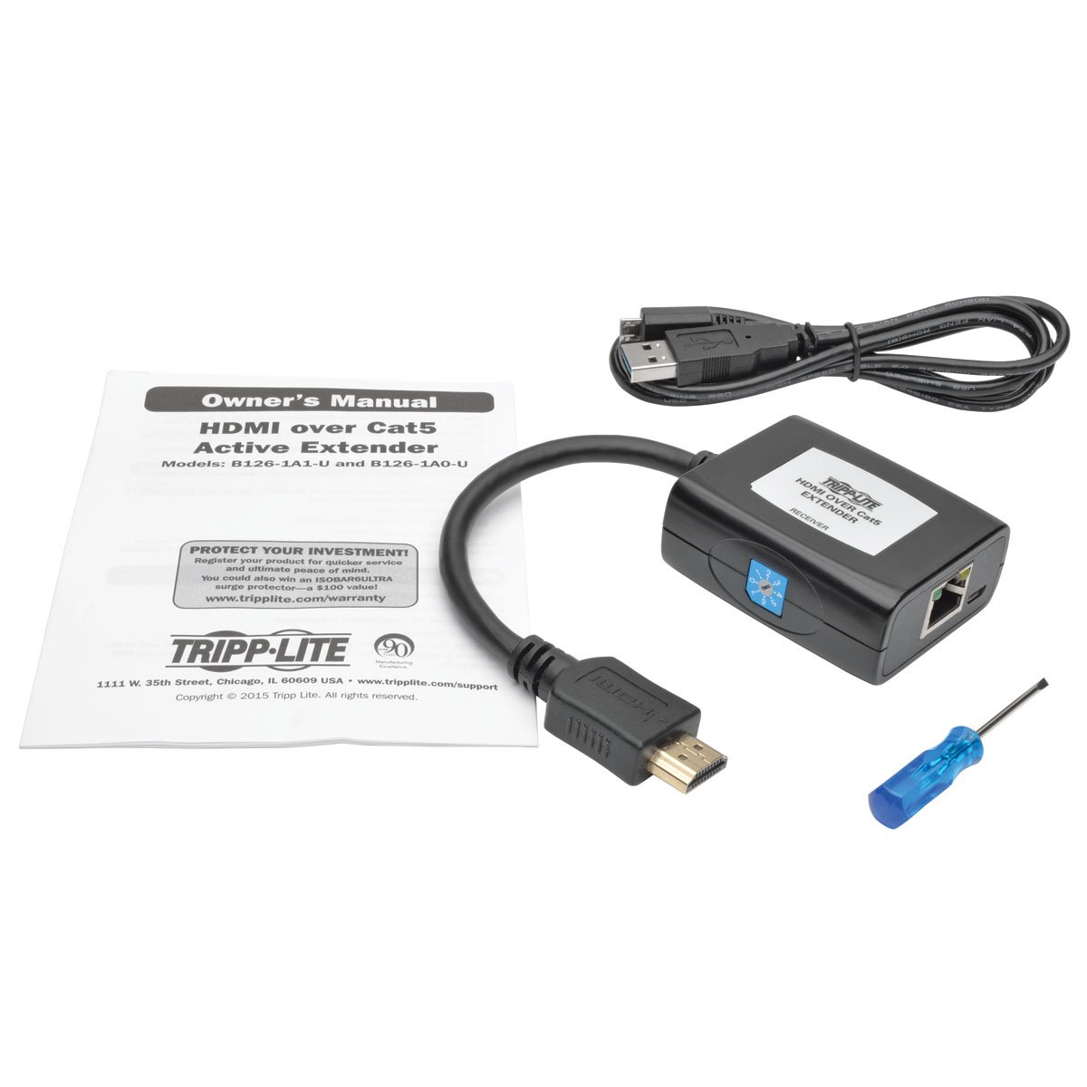 Foto 5 pulgar | Receptor Extensor Activo Hdmi Sobre Cat5/cat6 | Tripp Lite - Venta Internacional.