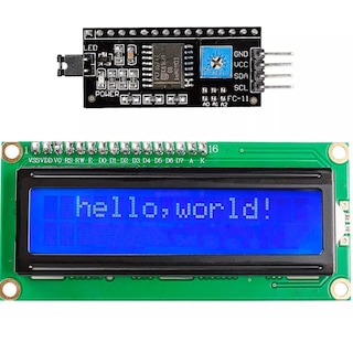 Foto 2 | Display Lcd Pantalla 16x2 + Interfaz de Conversión Eo Safe Imports Esi-10754 Multicolor
