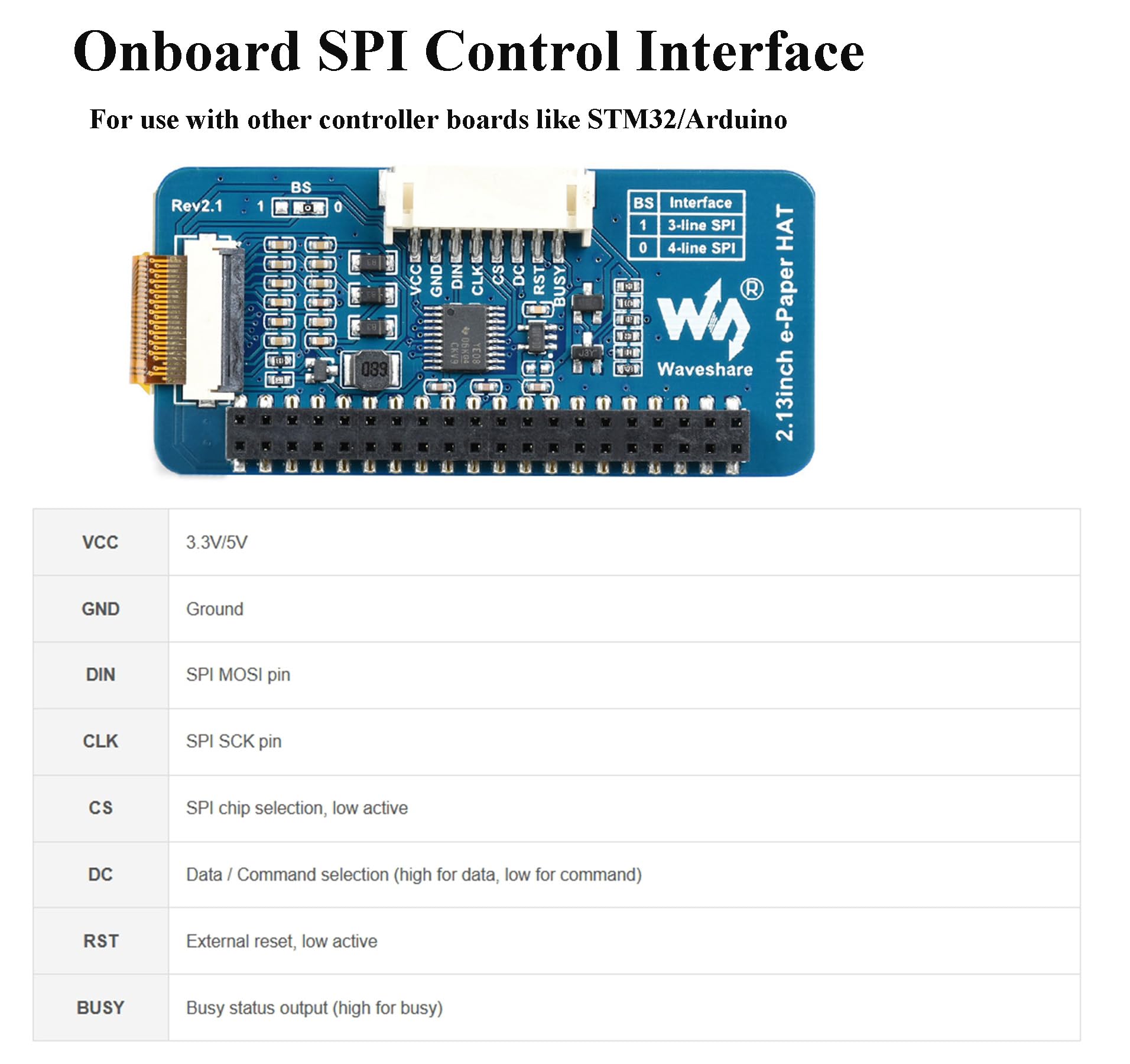 Foto 5 pulgar | Pantalla E-ink Hat Waveshare V4 De 2.13 Pulgadas Para Raspberry Pi - Venta Internacional.
