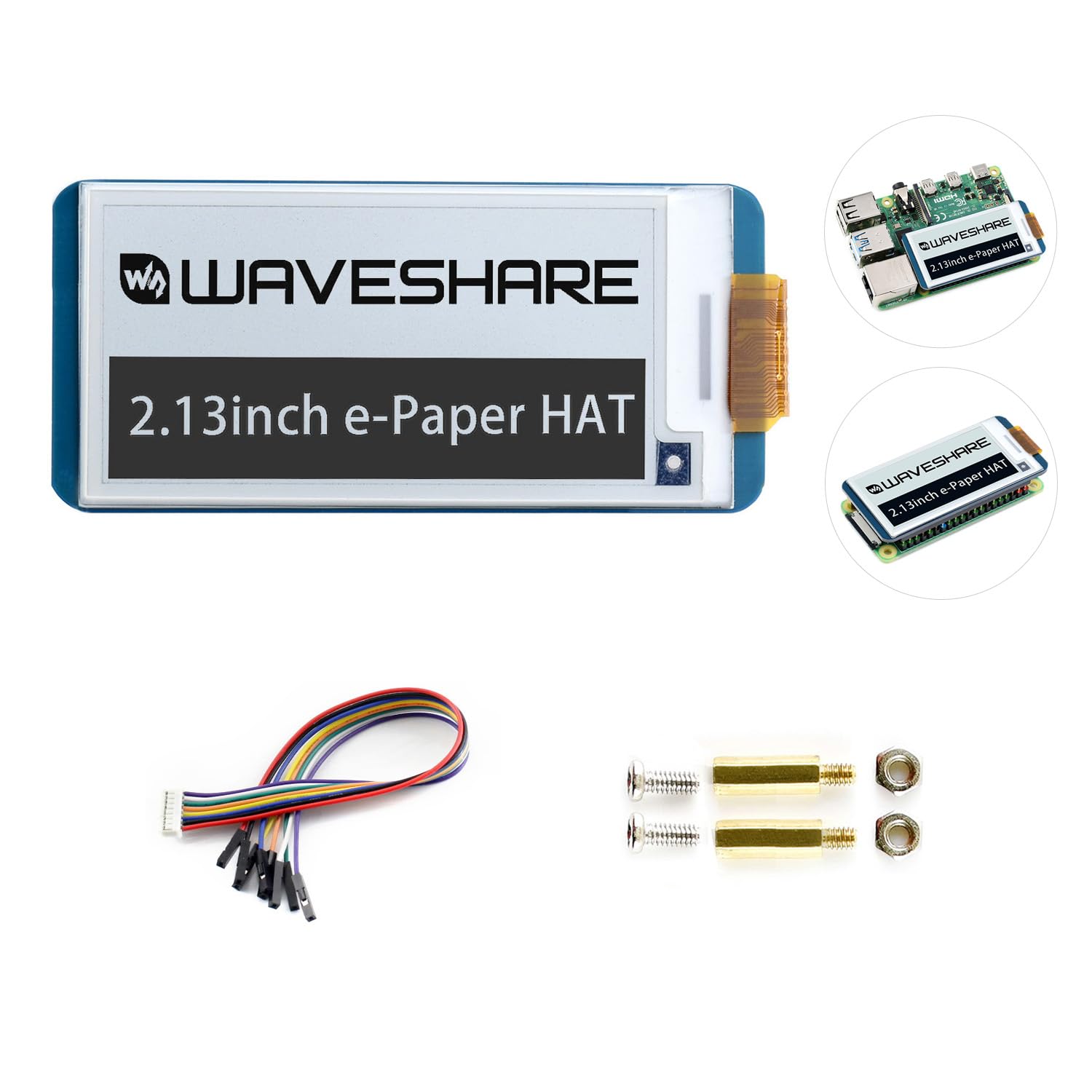 Foto 2 pulgar | Pantalla E-ink Hat Waveshare V4 De 2.13 Pulgadas Para Raspberry Pi - Venta Internacional.