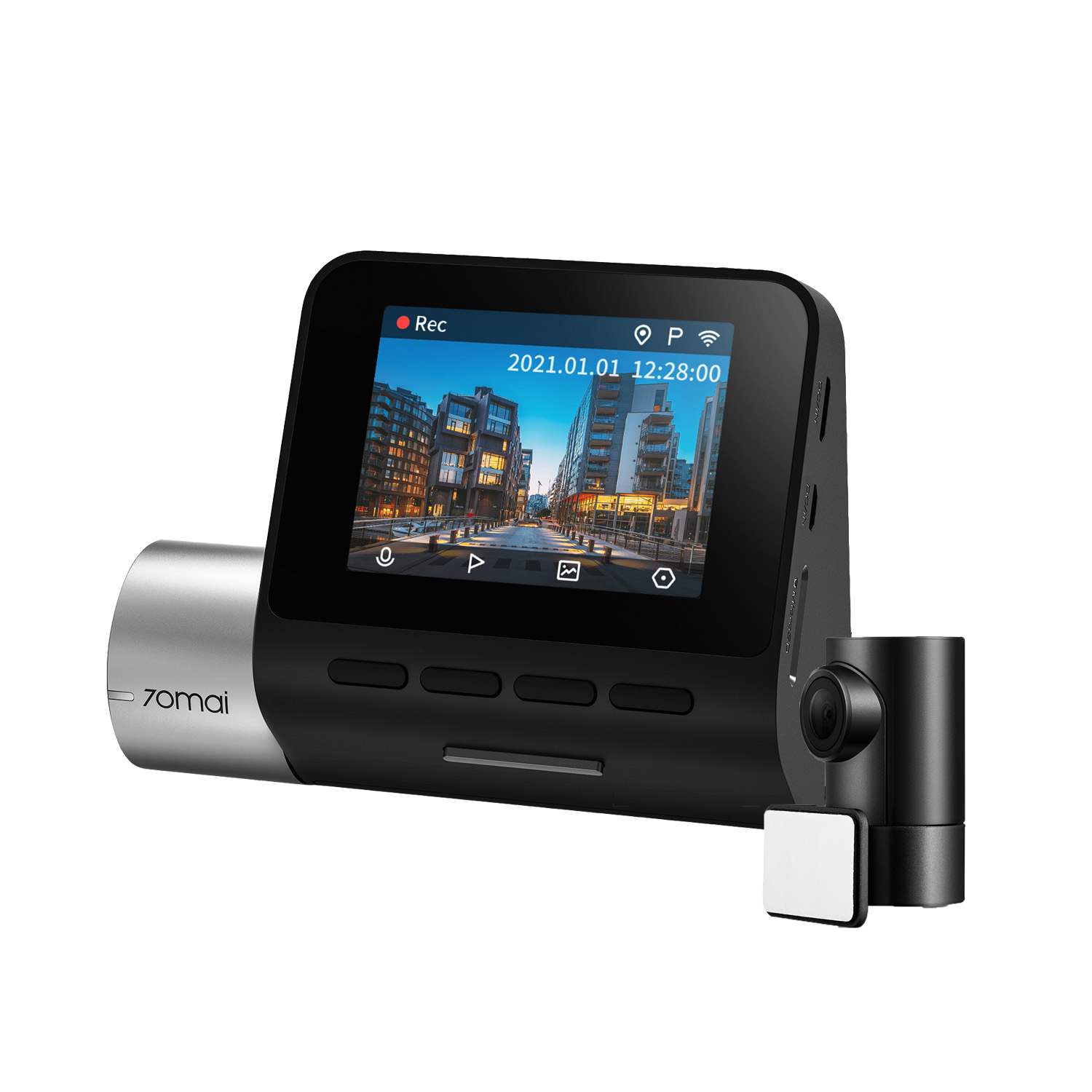 Foto 2 pulgar | Cámara de Auto Grabación Dual 70mai Dash Cam Pro Plus color Negro