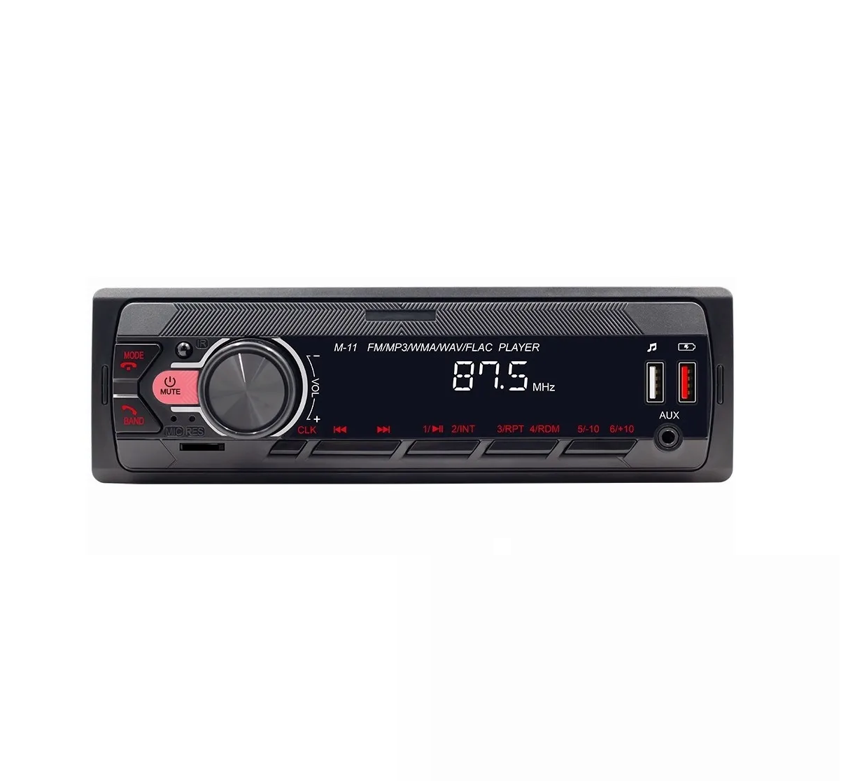 Estéreo para Auto Eo Safe Imports ESI-311 color Negro FM con MP3 2 USB Bluetooth