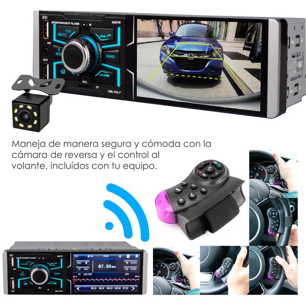 Foto 5 pulgar | Autoestereo Vak VC-5871 MP5 LCD 4'' Mirrorlink