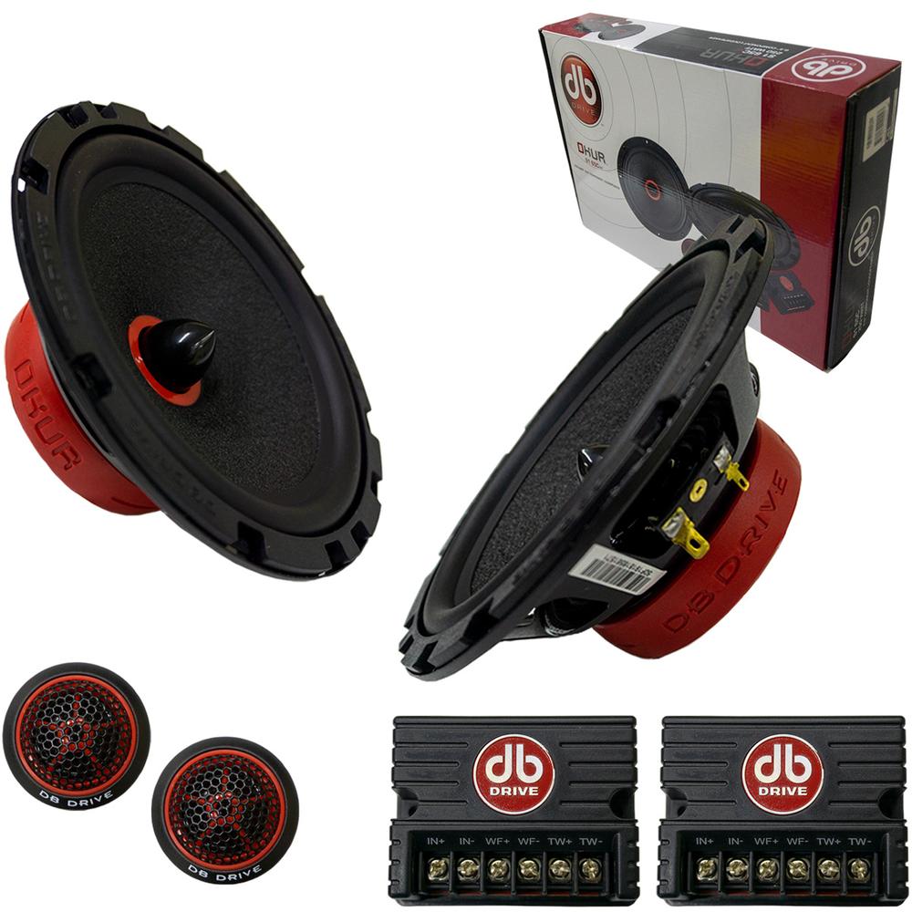 Foto 2 pulgar | Set de Medios Db Drive S165CV2 Negro 250 Watts 6.5 "