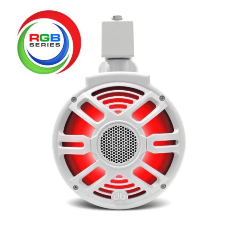 Foto 4 pulgar | Bocinas de Torre Marina Db Drive APT8RGBV2 color Blanco RGB 500 Watts 8 " 4 OHMS con Soporte 360° LED