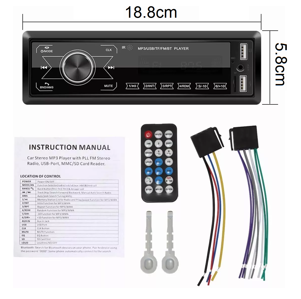 Foto 4 pulgar | Estéreo para Auto con Pantalla Táctil y Entrada Aux Usb Sd Eo Safe Imports Esi-3499 color Negro