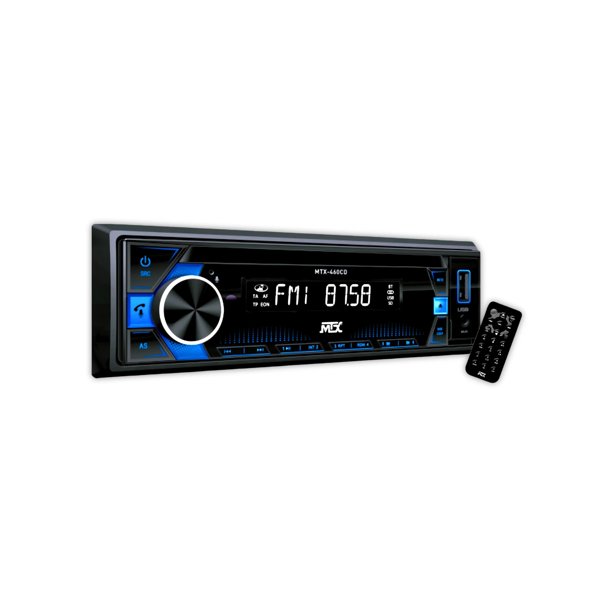 Estéreo 1 Din MTX Audio MTX-460CD CD Android iOS USB