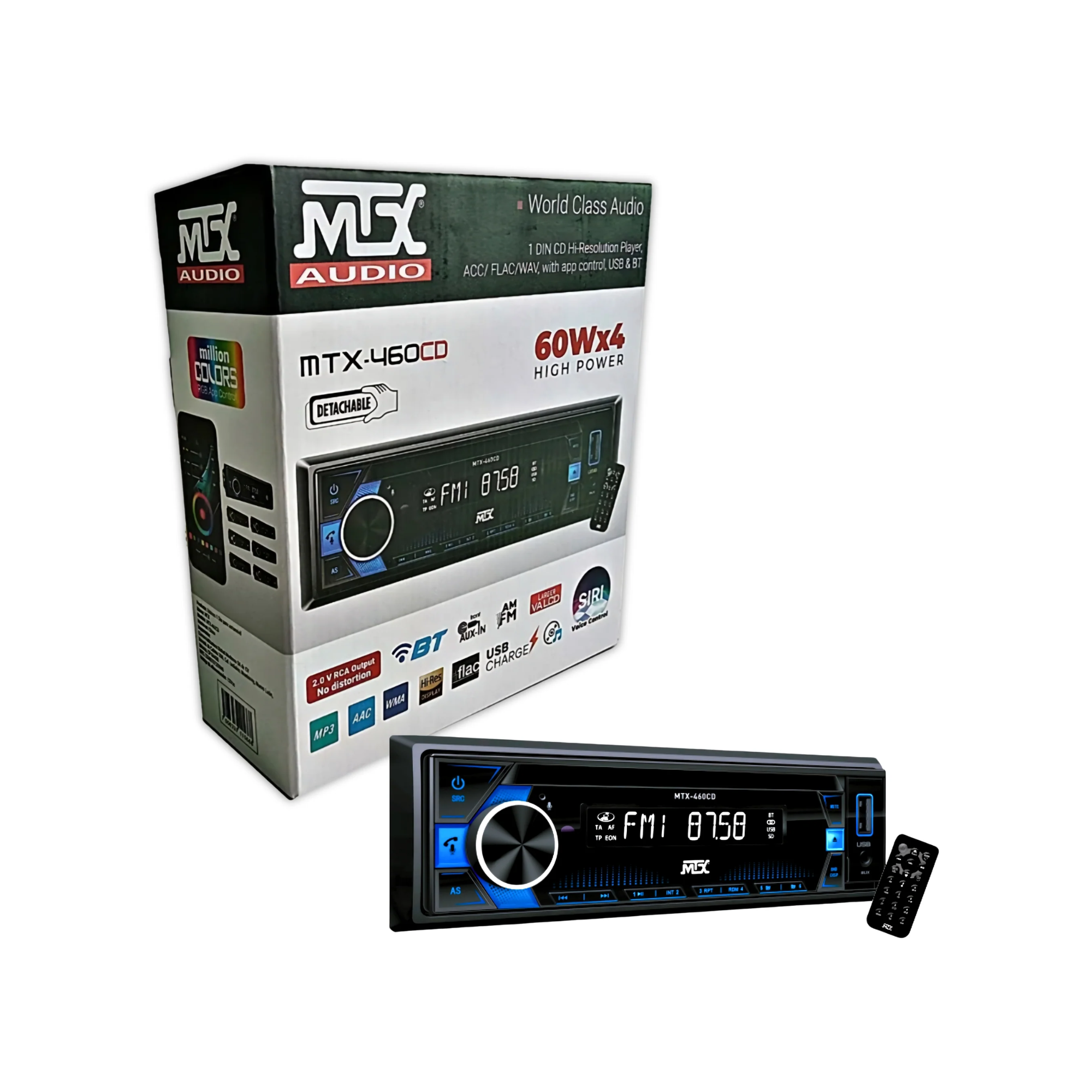 Foto 4 | Estéreo 1 Din MTX Audio MTX-460CD CD Android iOS USB