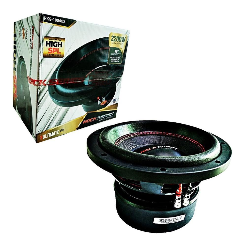 Foto 5 pulgar | Subwoofer Rock Series RKS-1004OS color Negro 2200 W 10 " 4 OHMS