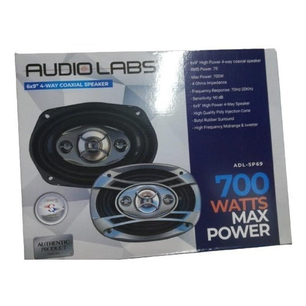 Foto 5 pulgar | Bocinas Audio Labs ADL-SP69 color Negro 6 X 9 " 4 OHMS 700 W