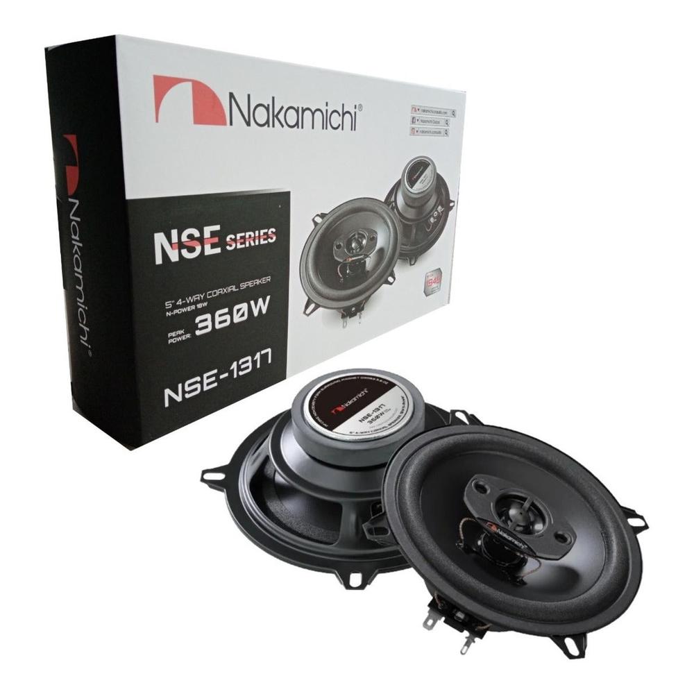 Bocinas Nakamichi NSE1317 color Negro 5.25 " 360 W 4 OHMS