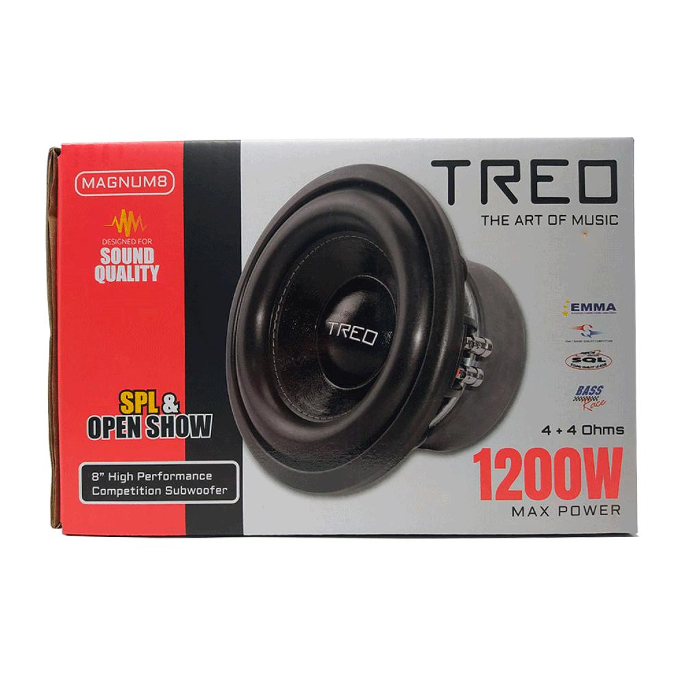 Foto 4 pulgar | Subwoofer Treo Magnum8 color Negro 8 " 1200 W 4 OHMS DVC