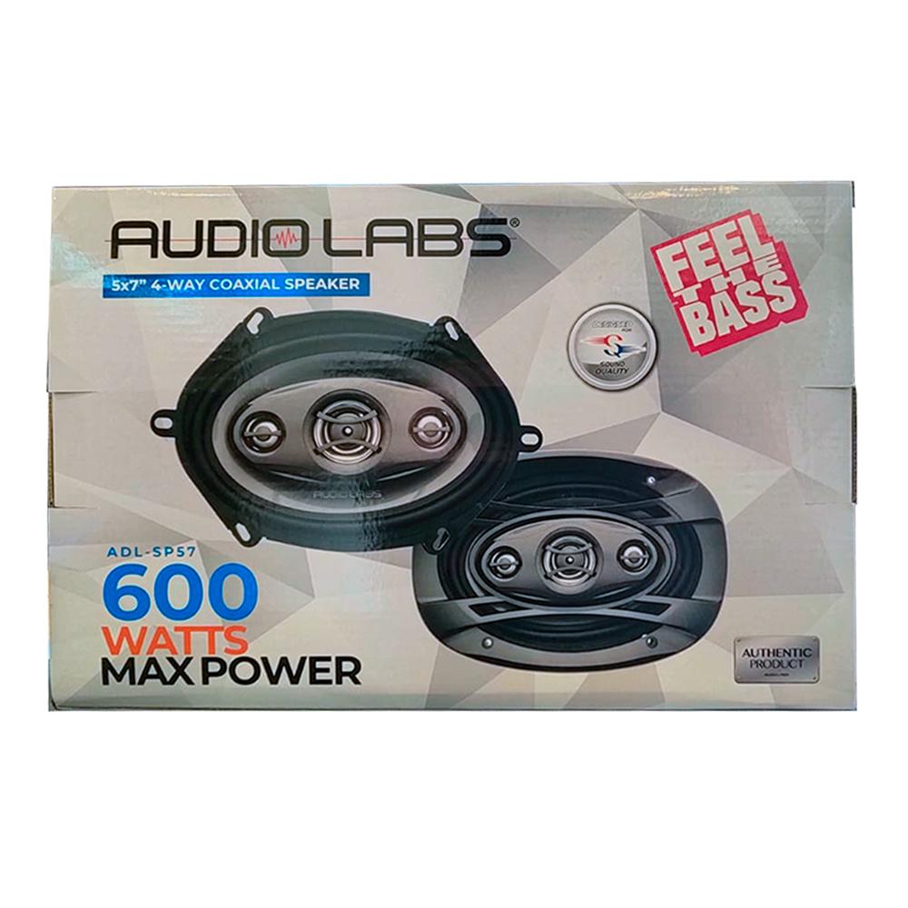 Foto 4 pulgar | Bocinas Audio Labs ADLSP57 color Negro  5 X 7 " 4 OHMS 600 W 4 Vías
