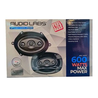 Foto 4 | Bocinas Audio Labs ADLSP57 color Negro 5 X 7 " 4 OHMS 600 W 4 Vías