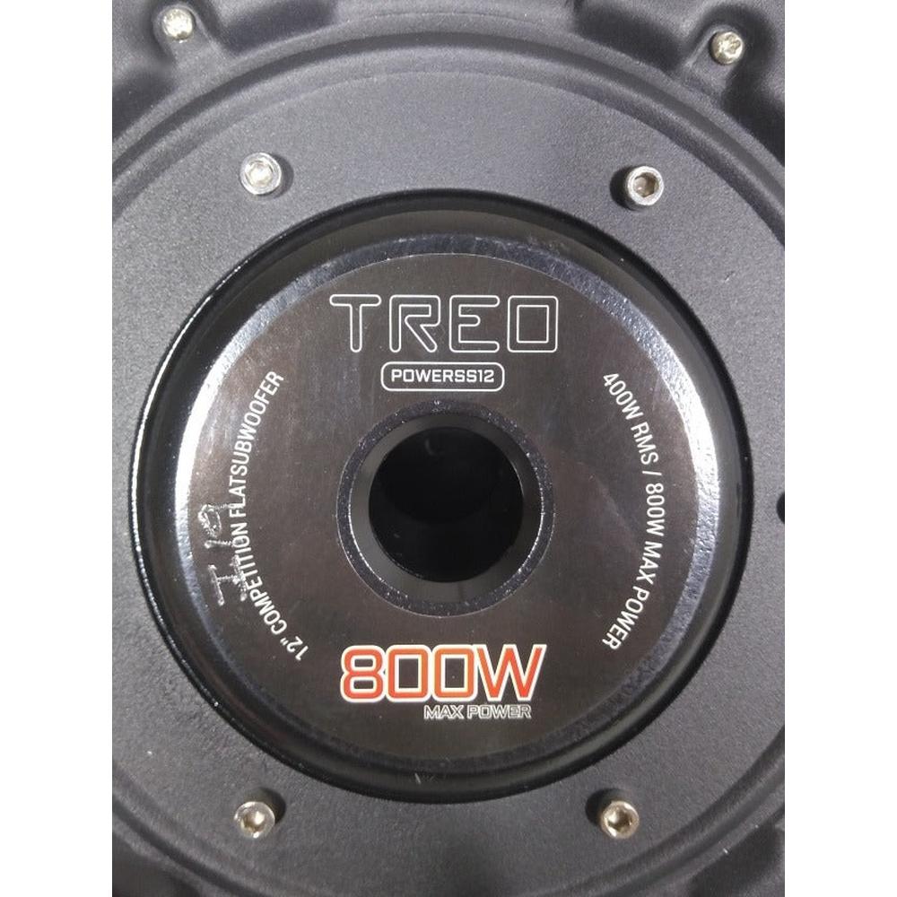 Foto 8 pulgar | Subwoofer Plano Treo Powerss12 color Negro 12 " 800 W 4 OHMS Doble Bobina