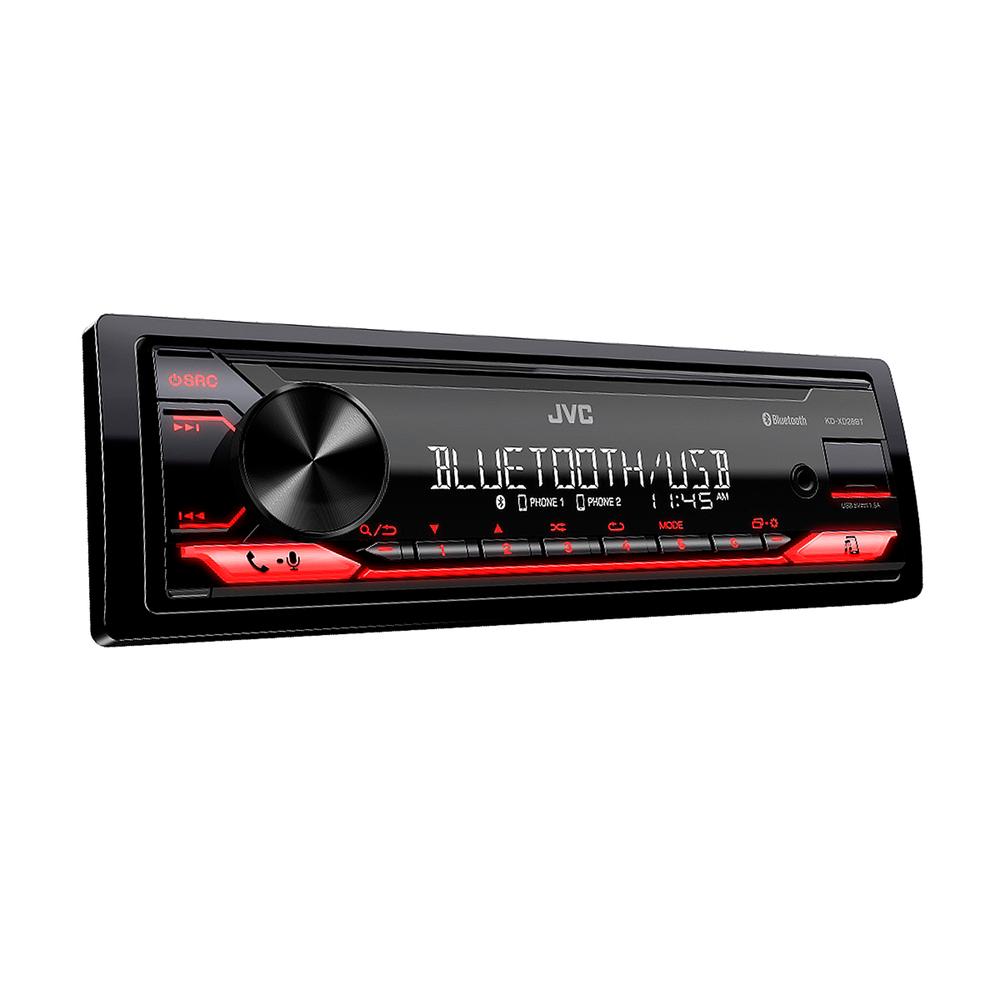 Foto 4 | Autoestéreo JVC KDXD28BT color Negro Bluetooth USB Aux 13 Bandas