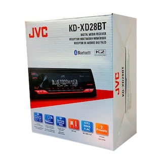 Foto 5 | Autoestéreo JVC KDXD28BT color Negro Bluetooth USB Aux 13 Bandas