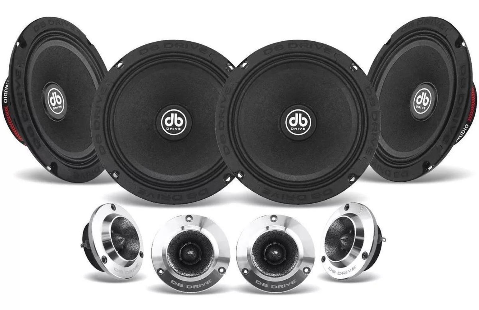 Foto 2 pulgar | Set de Medios Pro Audio Db Drive Pro6k4mt 4 D 6.5 y 4 Tweete