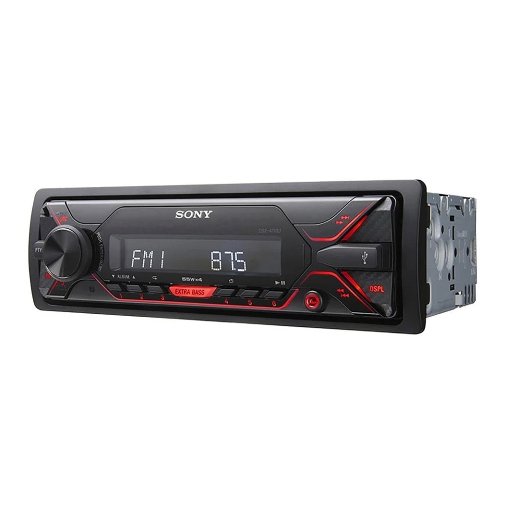 Foto 4 pulgar | Auto Estereo Sony Dsx-a110u Usb Aux Mp3 Mega Bass Fmam 55wx4