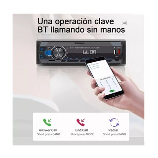 Foto 3 | Auto Estéreo Eo Safe Imports Esi-6181 Reproductor MP3 Radio Negro