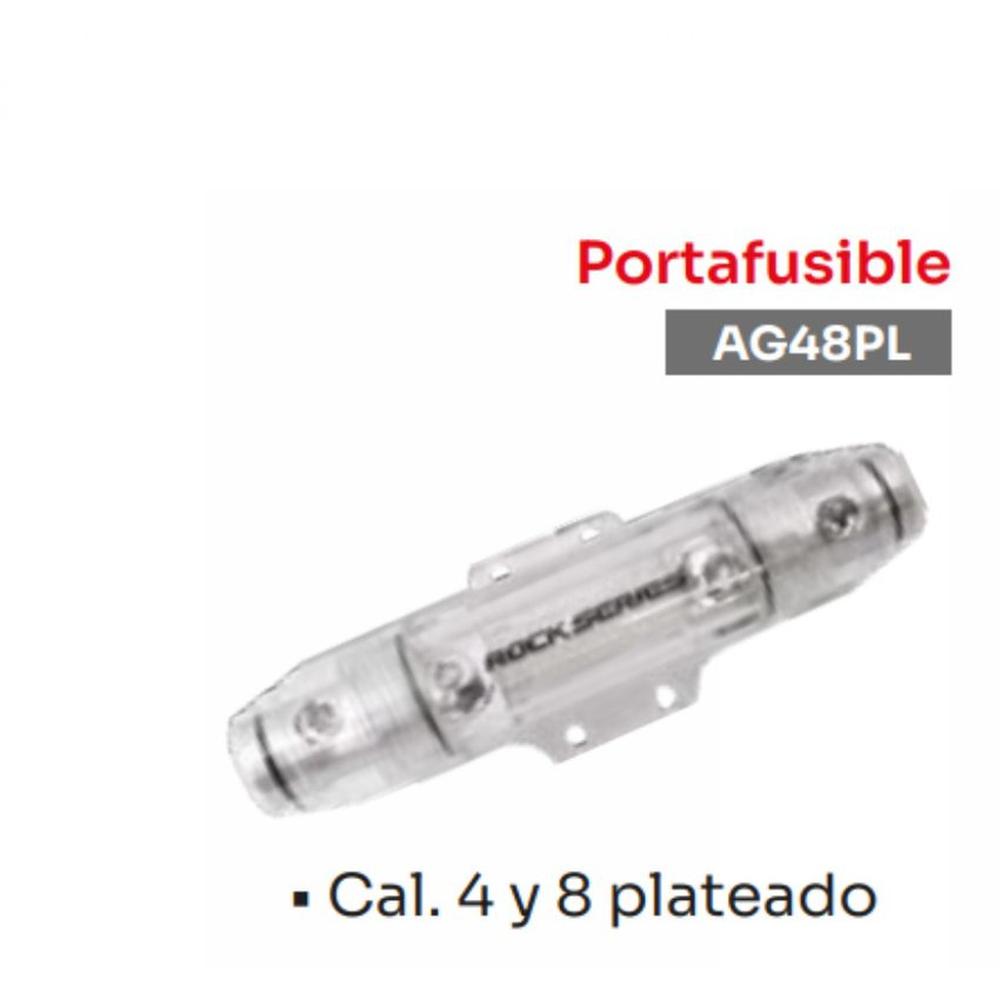 Foto 3 pulgar | Portafusible Plateado Rock Series Ag48pl Calibre 4 y 8 Fuse Holder