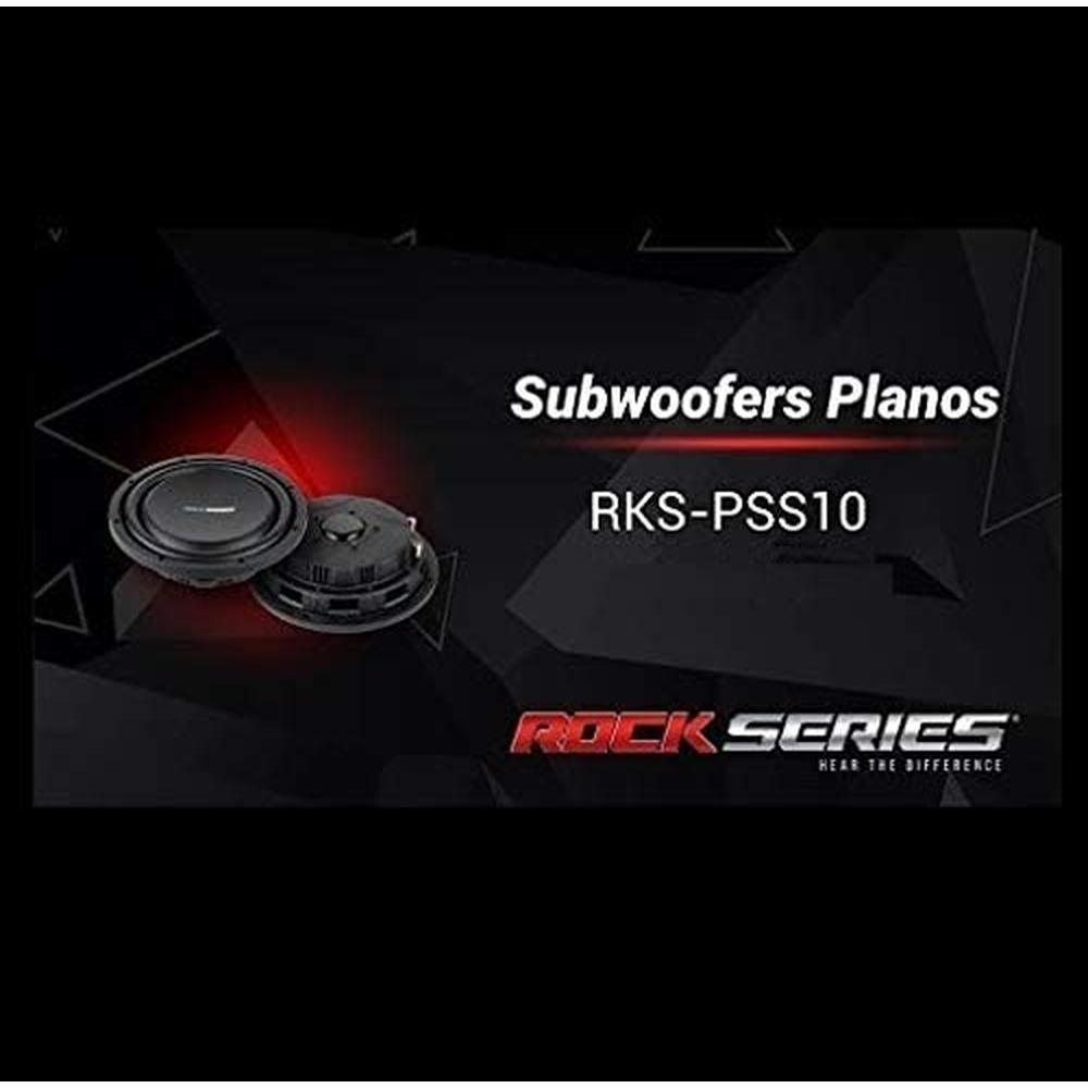 Foto 4 pulgar | Subwoofer Plano Rock Series Rks-pss10 1200W 10 Pulgadas 4 + 4 Ohms