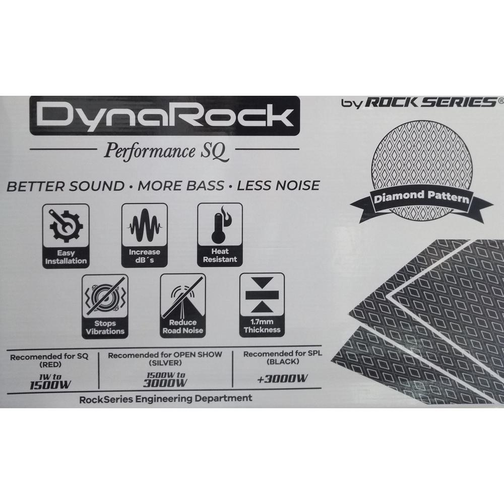 Foto 6 pulgar | Insonorizante para Auto Rock Series Dynarock-sq Diamond 6 Hojas