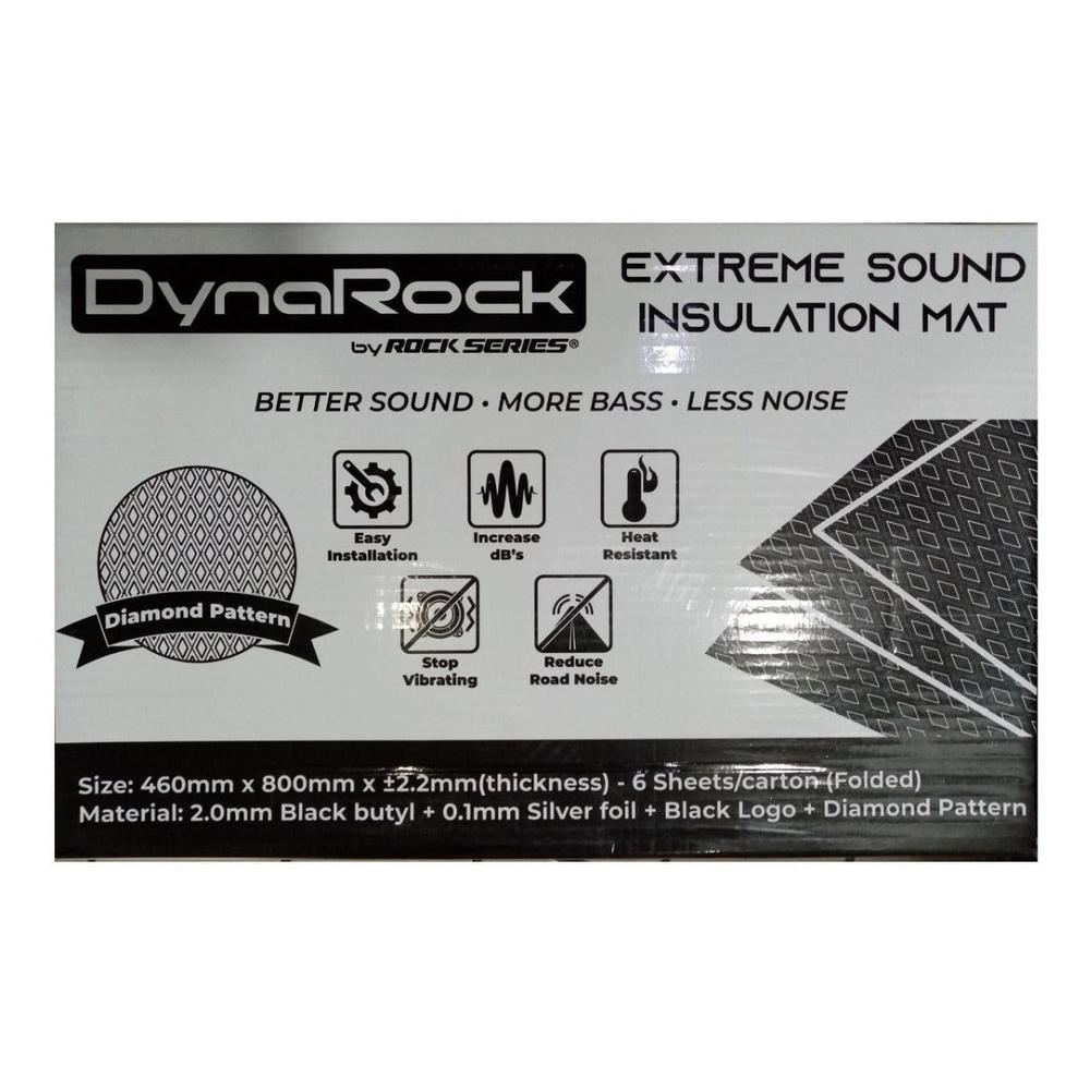 Insonorizante Tipo Dynamat Rock Series Dynarock 6 Hojas