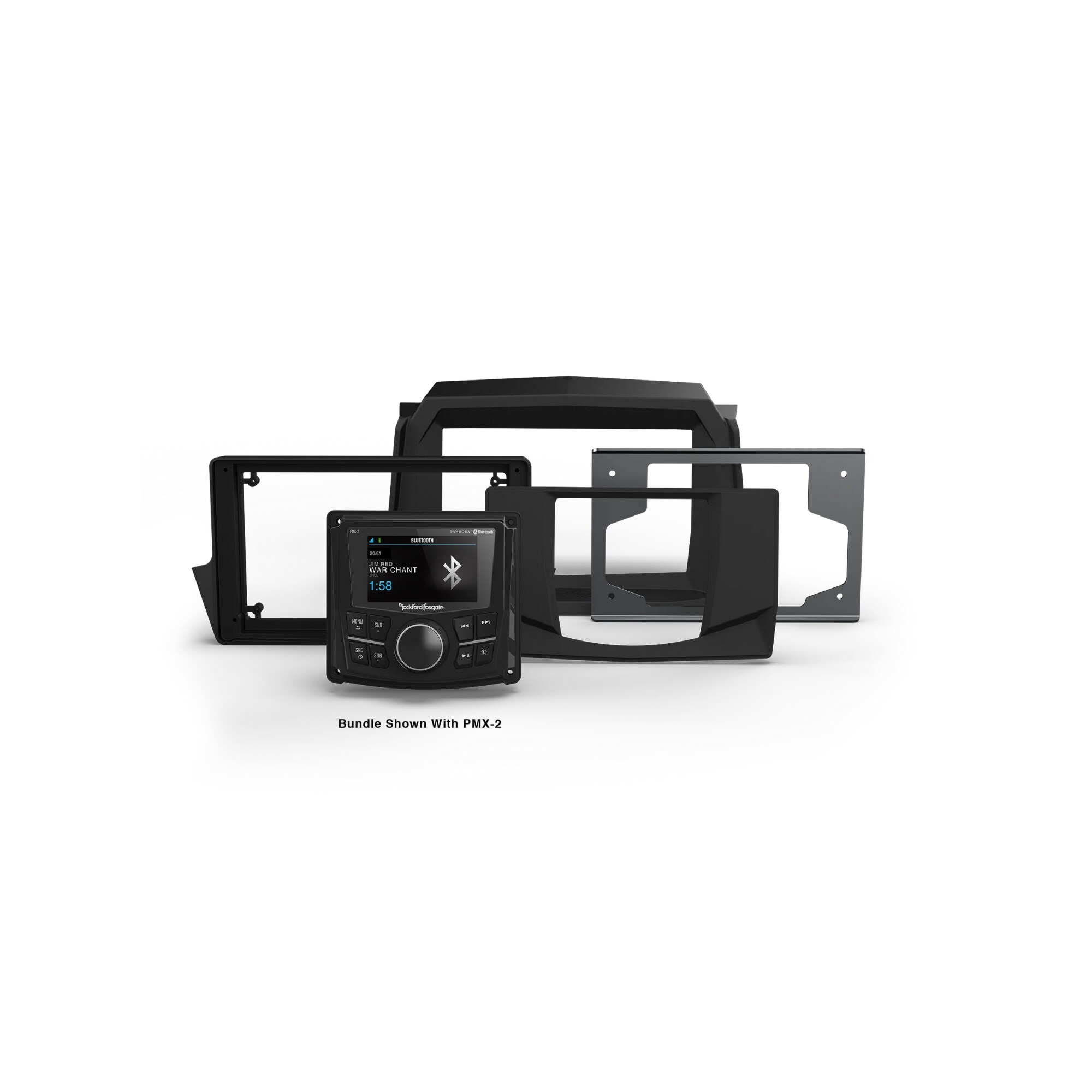 Kit Tablero Polaris Rzr Estéreos Rockford Fosgate Pmx 2-3-8 $4,959