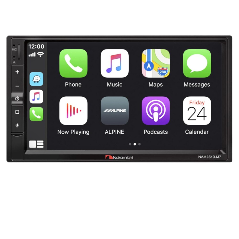 Autostéreo con Pantalla Táctil Nakamichi de 7'' Compatible con Apple Carplat Y Android $2,479