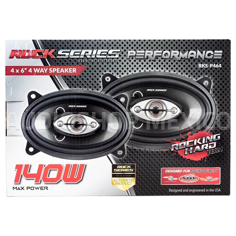 Foto 8 pulgar | Bocinas Coaxiales Rock Series Rks-p464 120 Watts 4x6 Pulgadas Chevy Spark