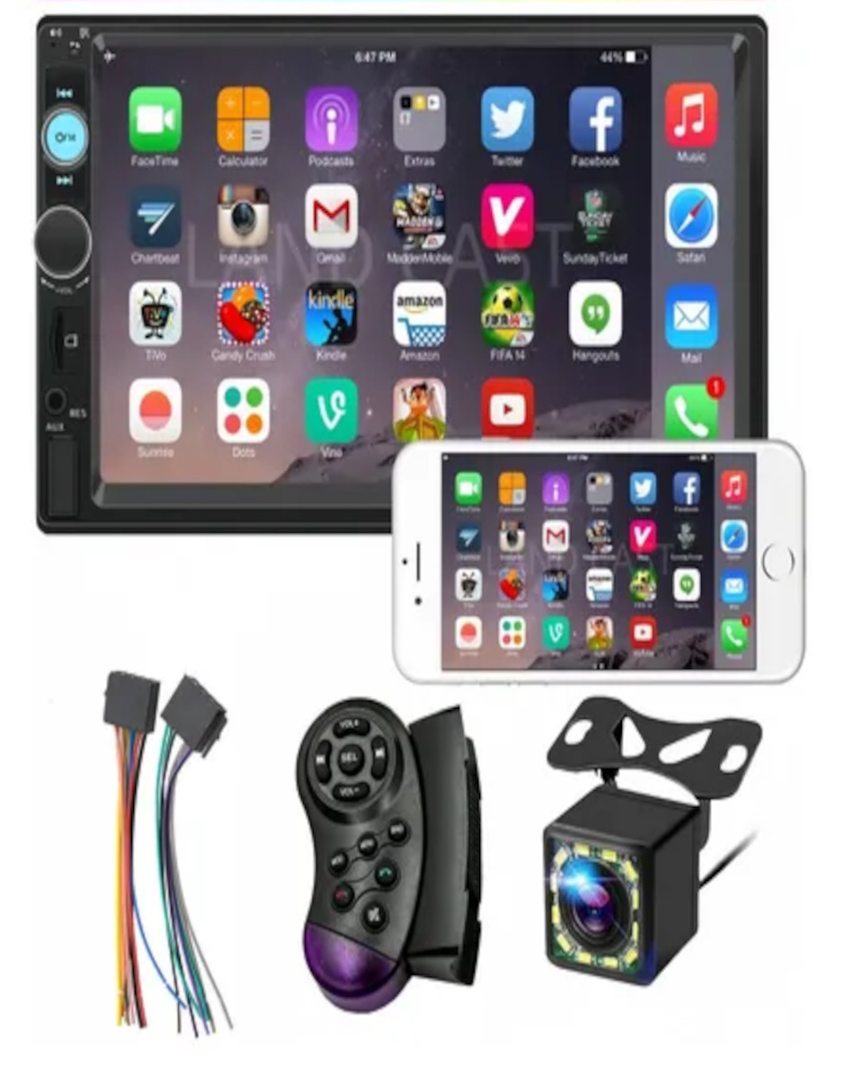 Foto 5 pulgar | Estéreo Para Auto Con Cámara + Gratis Termo Güish De Regalo