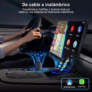 Foto 3 | 2en1 Adaptador Inalámbrico Eo Safe Imports Esi-19547 Negro