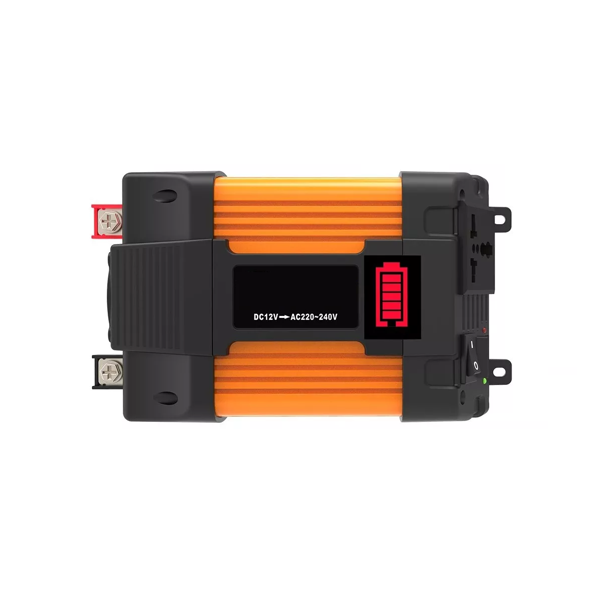 Inversor De Corriente 12v A 110v Con Encendedor Para Coche Eo Safe Imports Esi-10764 Naranja