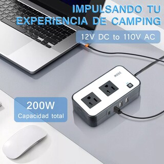 Foto 2 | Inversor de Corriente para Auto 200w con Encendedor Eo Safe Imports Esi-13216 Multicolor