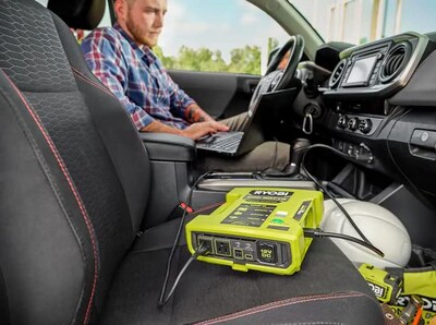 Foto 5 | Inversor de Corriente Ryobi One+ 18v 800w con Dos Puertos Usb Ryi8030avnm - Venta Internacional