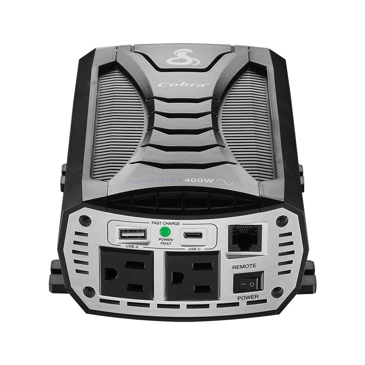 Foto 2 pulgar | Inversor De Corriente Cobra Pure Sine De 400 W Portátil Con 2 Tomas De Corriente Alterna - Venta Internacional.