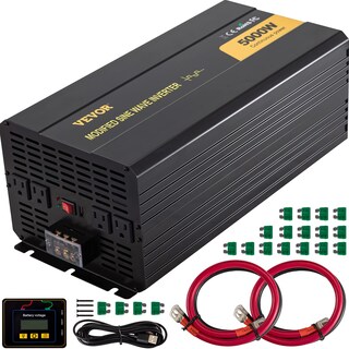 Foto 1 | Inversor De Corriente Vevor 5000w De Onda Sinusoidal Modificada Dc 12v A Ac 1 - Venta Internacional.
