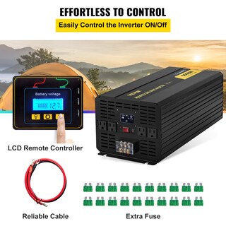 Foto 5 | Inversor De Corriente Vevor 5000w De Onda Sinusoidal Modificada Dc 12v A Ac 1 - Venta Internacional.