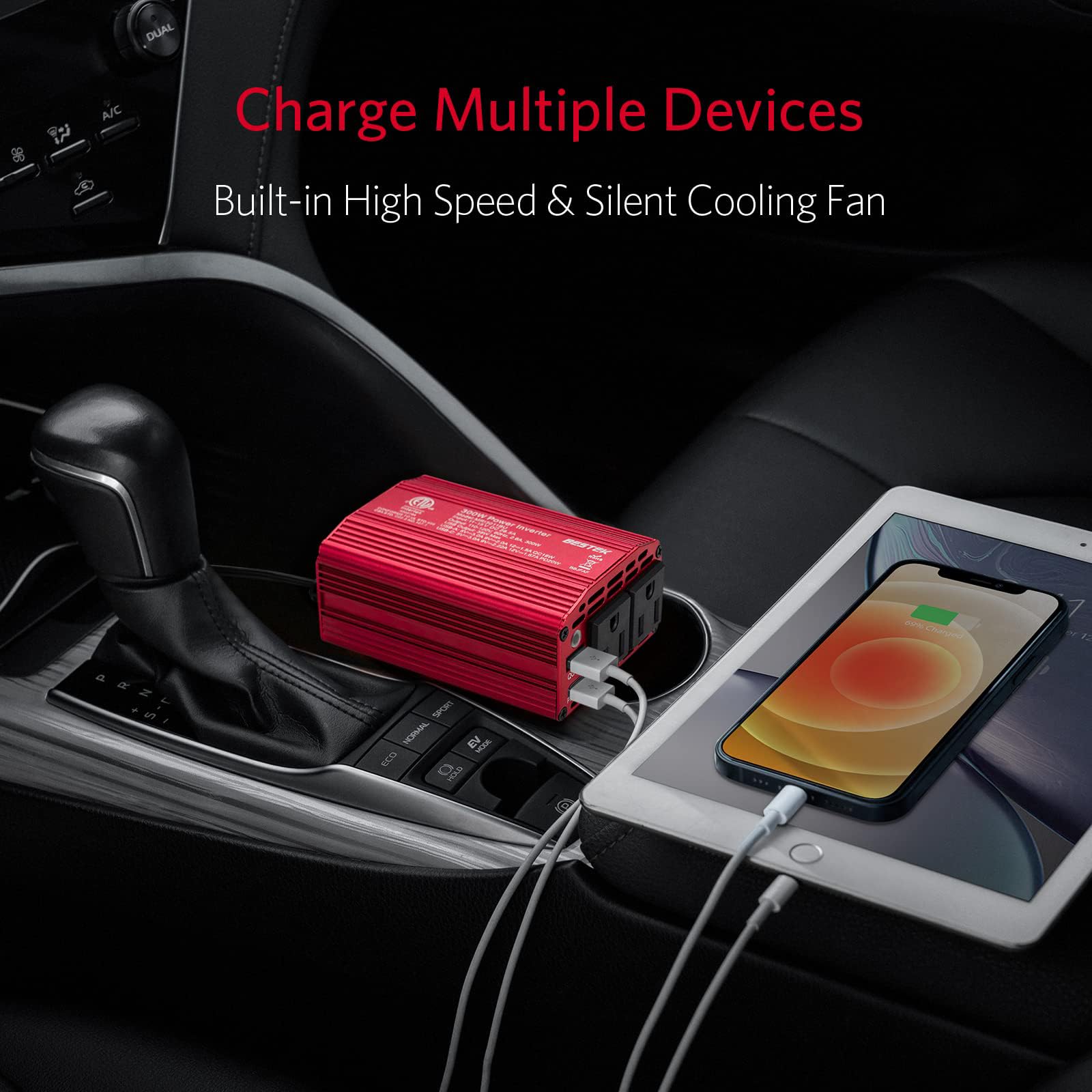 Foto 8 pulgar | Inversor De Corriente Bestek 300 W Dc 12 V A 110 V Ac Con Usb-c Pd 30w - Venta Internacional.