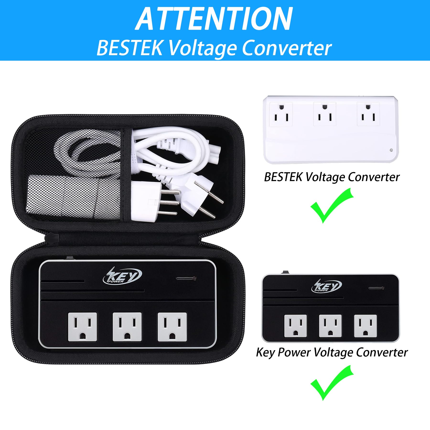 Foto 4 pulgar | Funda Rígida Para Convertidor Reductor Key Power De 230 W - Venta Internacional.