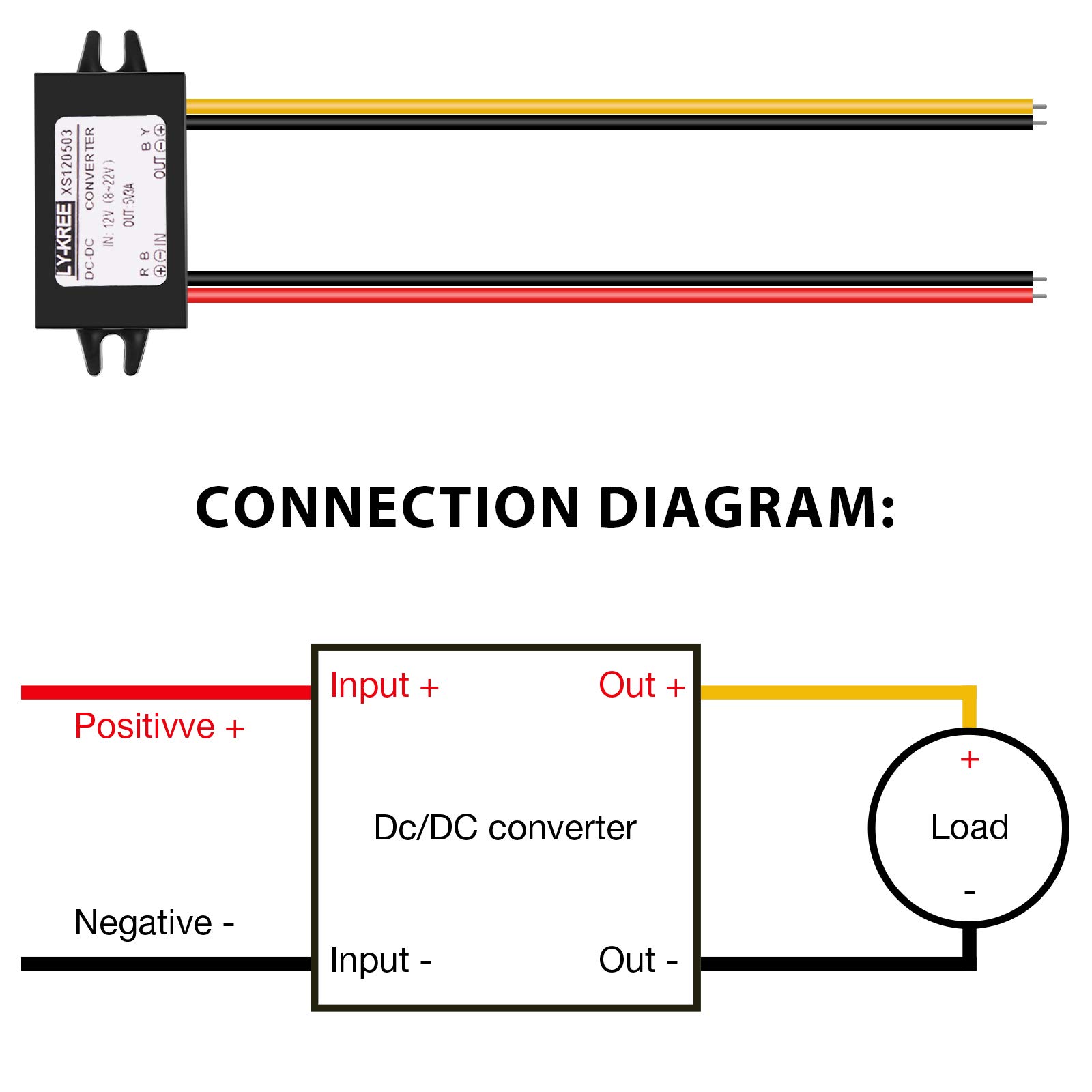 Foto 6 pulgar | Convertidor Dc De 12 V A 5 V, 3 A, 15 W, Módulo Buck, Adaptador De Corriente Para Automóvil - Venta Internacional.