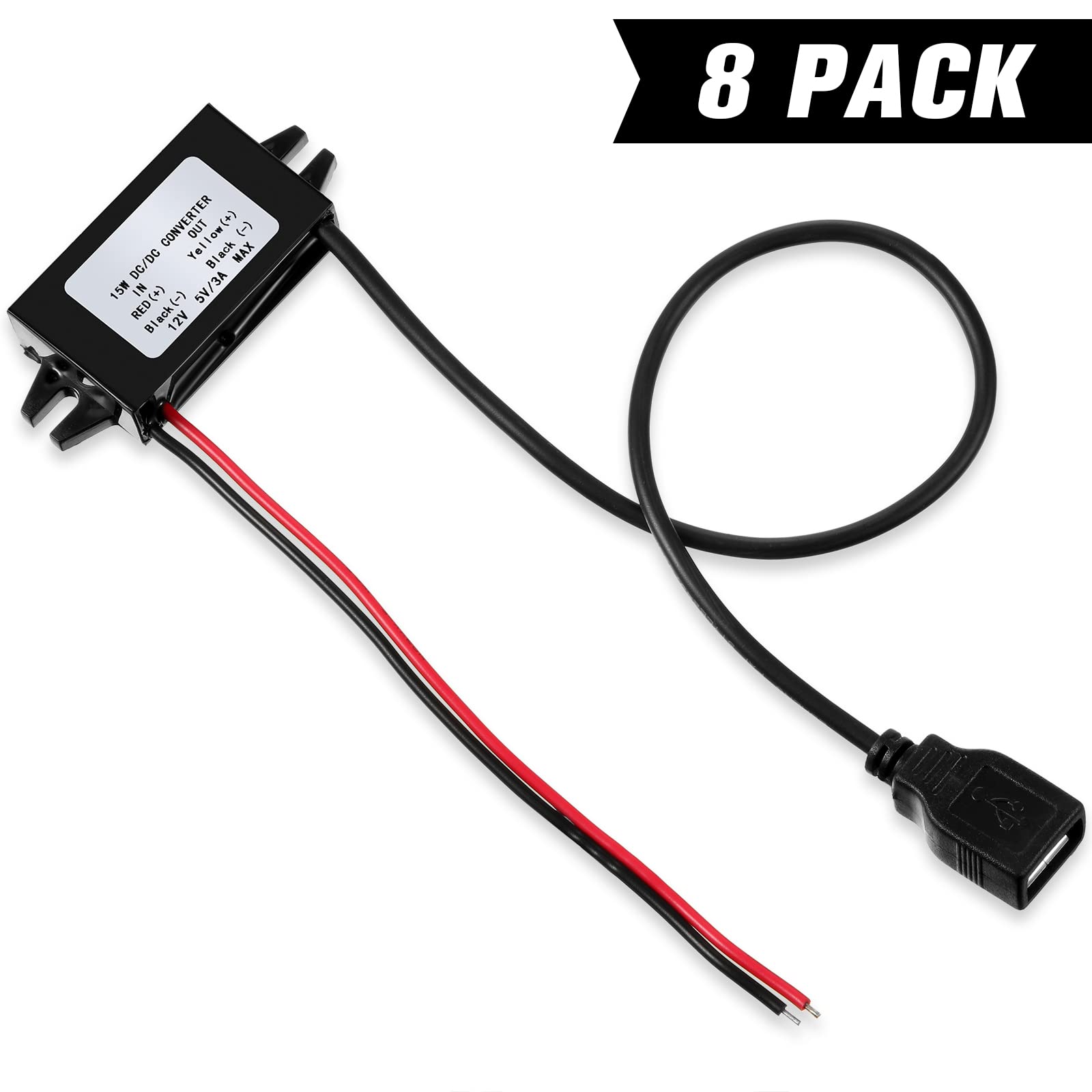 Foto 8 pulgar | Convertidor De Cc A Cc, Módulo Buck De 12 V A 5 V, 3 A, 15 W (8 Piezas) - Venta Internacional.
