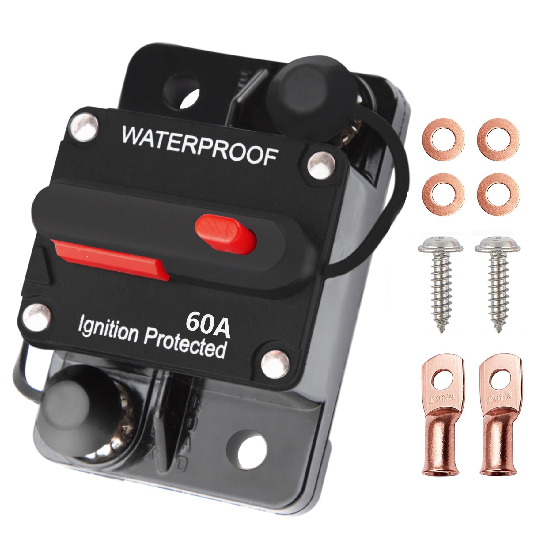 Foto 2 pulgar | Disyuntor Tiwerlfe Cb181f-100 60 A 12-48 V Dc Con Interruptor - Venta Internacional.