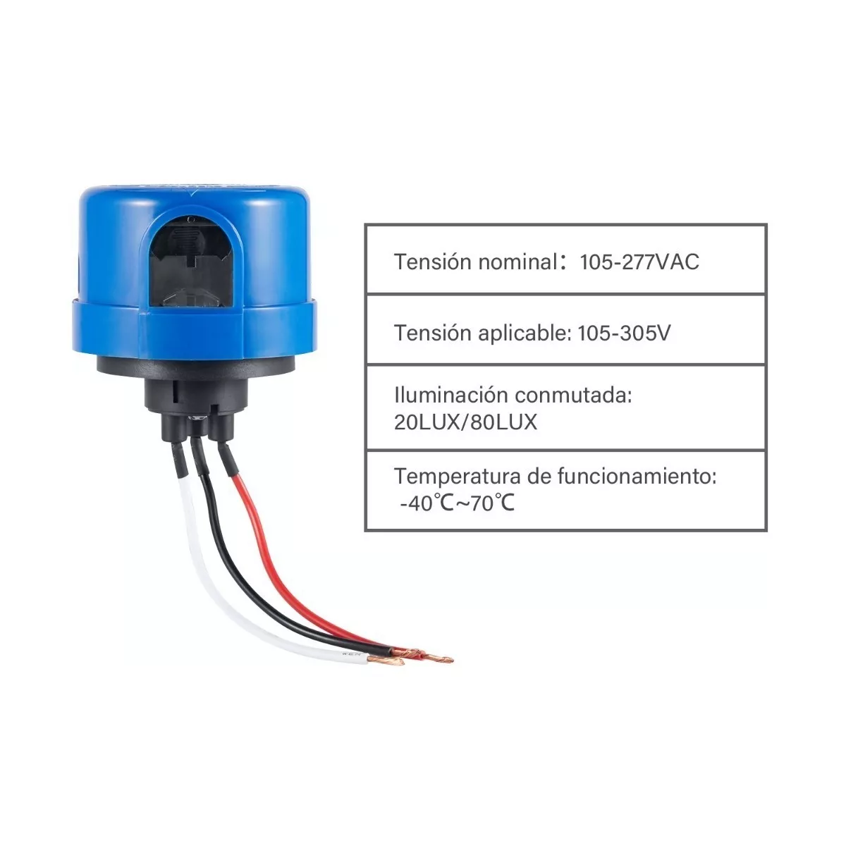 Foto 4 pulgar | Fotocelda para Exterior Eo Safe Imports 110v - 240v 1300w  Azul